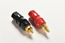 2X Binding Post Speaker Cable Audio Amplifier Terminal Banana Plug Jack Gol FT