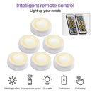 warm cold infrared light and dimmable control Round remote 6X cabinet LED