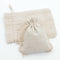 50Pcs Handmade Muslin Cotton and Linen Drawstring Packaging Gift Bags for C G1K9