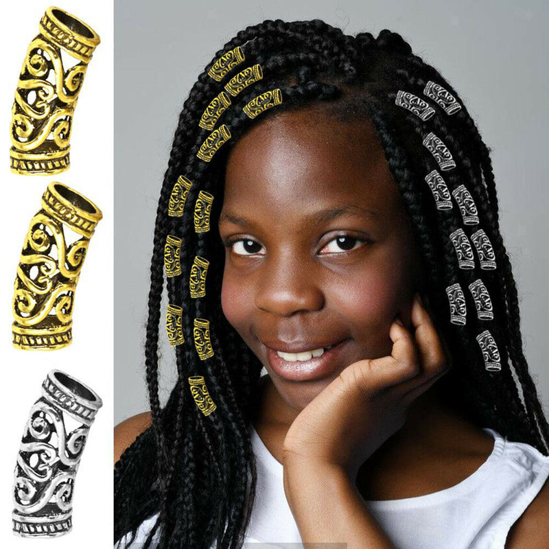 Viking Runes Beard Beads Runes Knot Pendant Hair Jewelry Bead Dreadlock