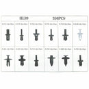 350 Clips Push Type Pry Tool Interior Trim Panel Bumper Fender Liner Blind