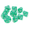20 Pieces Acrylic Multi-sided Dices D10 Dice for Role Playing Game Dungeons and
