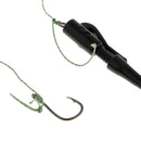 Carp Fishing Hair Rigs Braided Thread Fishing Hook Rolling Swivels 012