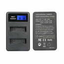 1X(Sjcm Battery Usb Lcd Display Dual Port Charger For Sjcm Sj4000/Sj5000/60