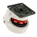 Foot Master Nylon Wheel Low Profile Leveling Caster Rated Heavy Duty