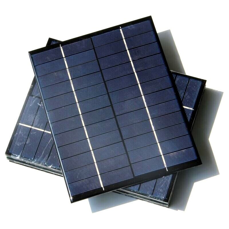 5.2W 12V Solar Cell Polycrystalline Solar Panel DIY Panel Solar Power Batte N4O1