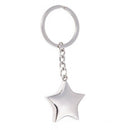 Metal Star Compass Pendant Keychain for Men