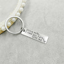 Fashion Keyring Gifts Engraved Drive Safe I Need You Here With Me Keychain Hot