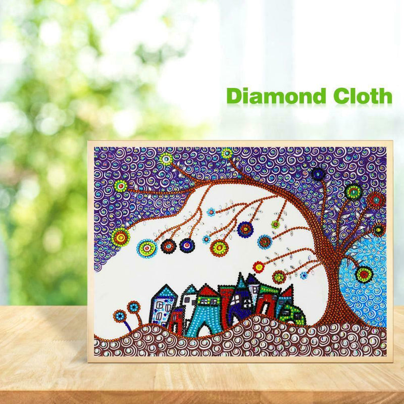 5D DIY Special Shaped Diamond Painting Tree Cross Stitch Mosaic Craft Kits
