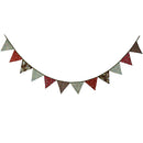 3.2m 12 Flags Retro Floral Flag Banner Pennant Wedding/Birthday Party Decor