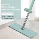 Dry Wet Flat Floor Mop Washable Microfiber Cleaning Pads Home Floor Clean Kn