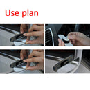 Universal 4x Car Rear View Side Door long Strip Blind Spot Wide Angle Mirror