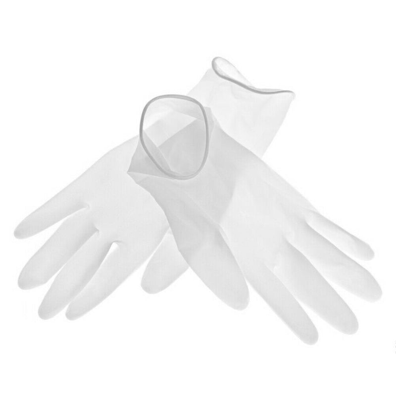 100pcs Disposable Gloves PVC Cleaning Food Household Hygiene Gloves (L)