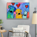 Puppy 5D DIY Full Round Drill Diamond Painting Mosaic Art Cross Stitch Kits