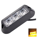 3W 3 LED Car Truck Flashing Strobe Emergency Warning Light Lamp Waterproof
