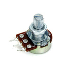 20x B10K 3-Pin Potentiometer Pots B type Linear Taper Knurled Slip Shaft 10K ohm