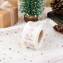 500pcs/roll Merry Christmas Xmas Package Label Scrapbooking Paper Party SupSEAU