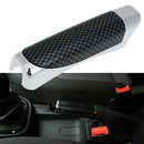 Car Interior Carbon Fiber Wood Texture Handbrake Grip Decoration Cover
