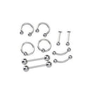 85 x Wholesale Lots Mixed Lip Piercing Body Jewelry Barbell Rings Tongue Ring