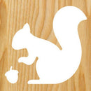 Wooden Squirrel Lamp Kids Bedroom Decoration Warm Light LED USB Night Light D7X5