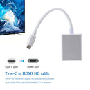 Type C to HDMI Adapter Cable USB 3.1 Type C Male to HDMI Female Converter