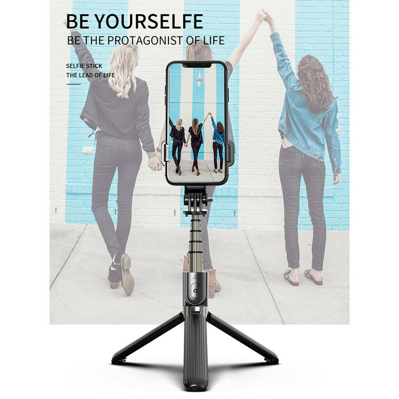 Extendable Selfie Stick Bluetooth Shutter Desktop Floor Tripod Call Phone Stand