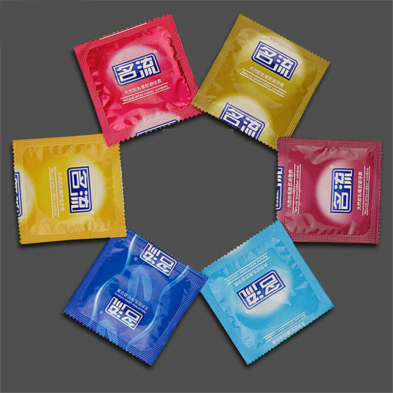 10pc Adults Condoms Latex Contraception Smooth Lubricated Condom~J Nw