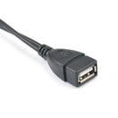 Micro USB Male To USB Female Host OTG Cable USB 2.0 Male Power Cable Y Splitter