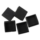 5 Pcs Plastic Square Blanking End Caps Tubing Tube Inserts 50mm x 50mm N6S2