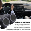 2pcs Half Dome Car Loud Speaker Tweeter High Efficiency Audio System with Stand