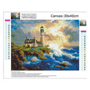 Lighthouse DIY Full Drill Diamond Painting Embroidery Kit Cross Stitch Art