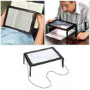 Full Page 3x Magnifier With LED Light Magnifying Glass Aid Lens Reading Boo Y0K4