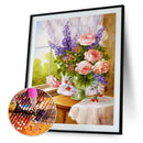 5D DIY Diamond Painting Full Flower Embroidery Cross Stitch Mosaic Picture A