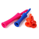 40PCS Mixed Colors 4-SIZE Plastic Castle Golf tees Height Control