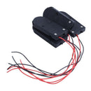 4 Pcs Black Plastic Battery Holder for 2 x 3V CR2032 Coin Button Cell