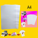 20Pcs Printable Heat Transfer Paper Heat Press for Iron On T Shirts Bags Fabric