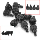 10 New PC Computer Case Kit Metal Alloy Black Thumbscrews Thread 5mm 9*14mm