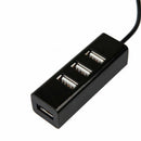 USB HUB 4-port hub 4-port 2.0 hub One-point quadrant(black)