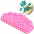 Crown Princess Fondant Cake Mold Sugarcraft Decorating Tool Baking Mould Q1G0