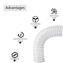 2x Vacuum Lower Duct Nozzle Hose for Shark Rotator NV472 NV500GD UV560