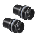 2PCS Aquatic Fish Tank Water Tube Valves Joint Connector Kit 32mm Dia