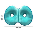 Dual Comfort Cushion Home Memory Foam Hip Lift Seat Cushions (Lake Blue)