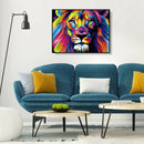 Painting By Numbers DIY Color Lion Hand Painted Canvas Oil Picture Decor