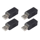 1/2/4pcs USB A Male Plug to USB B Female Jack Adapter Converter for PC