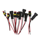 5 Kit 2 Pin / Way Sealed Waterproof Connector Plug With 10cm