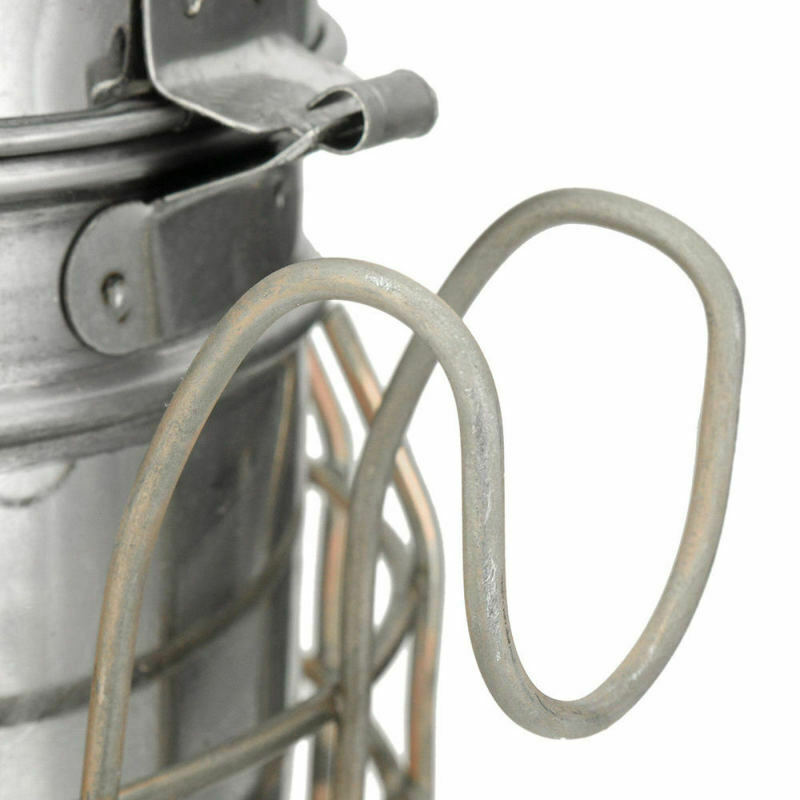 Bee Hive Smoker Stainless Steel w/Heat Shield Beekeeping Equipment Well KOJ
