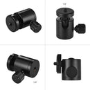 VD-M1 Mini Ball Head Aluminum Alloy 360 Degree Rotating Tripod Ball Head