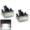 2 PCS White LED License Plate Lights For   Camry Yaris Vios Avensis  Z