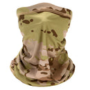 2x Camouflage Cycling Face Cover Balaclava Tube Scarf Ski Biker Neck Gaiter