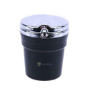 Portable Car Travel Ashtray Cigarette Cylinder Ash Holder Ashtray with LED Light